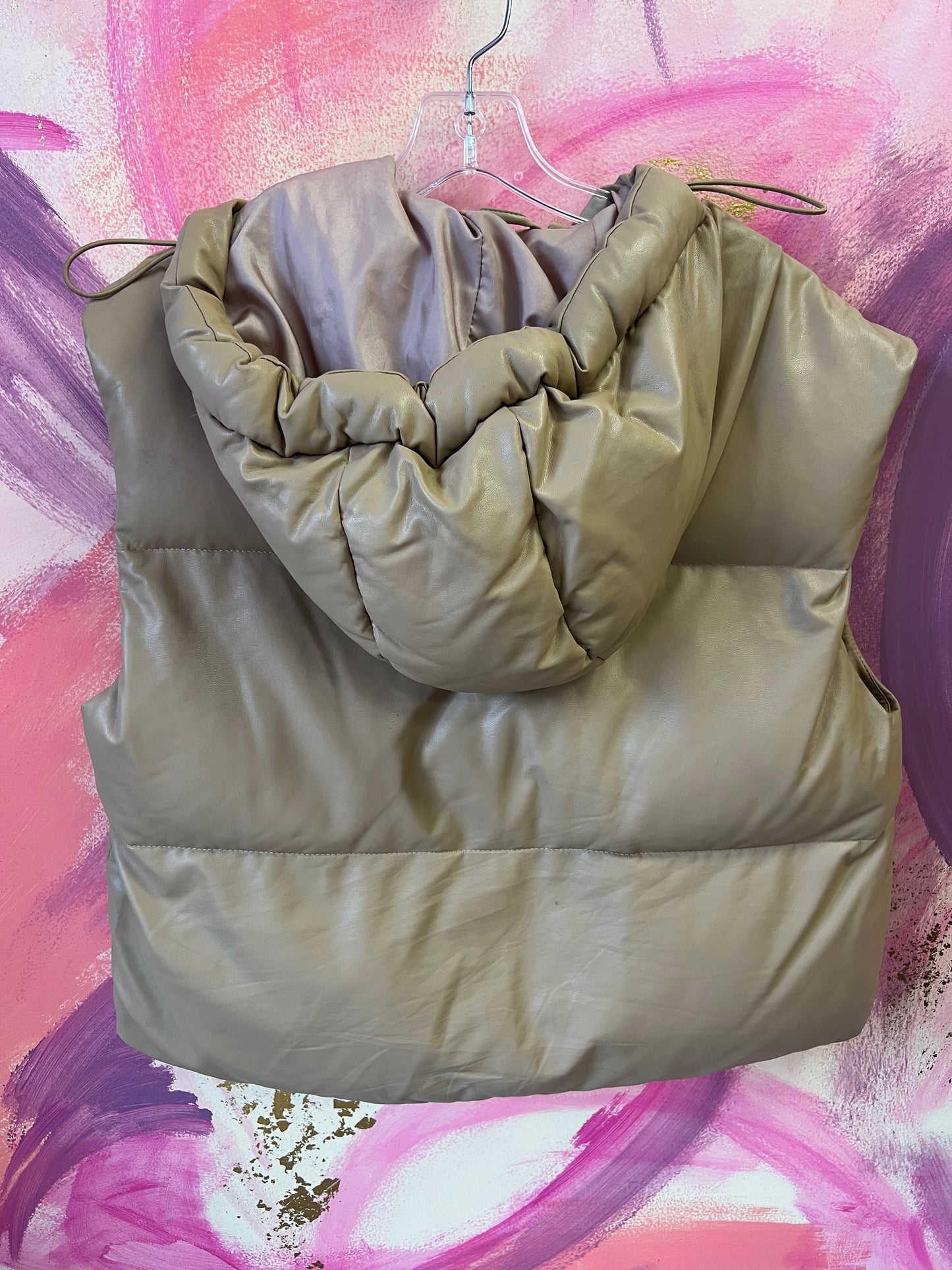 (SMALL) Camel Puffer Vest