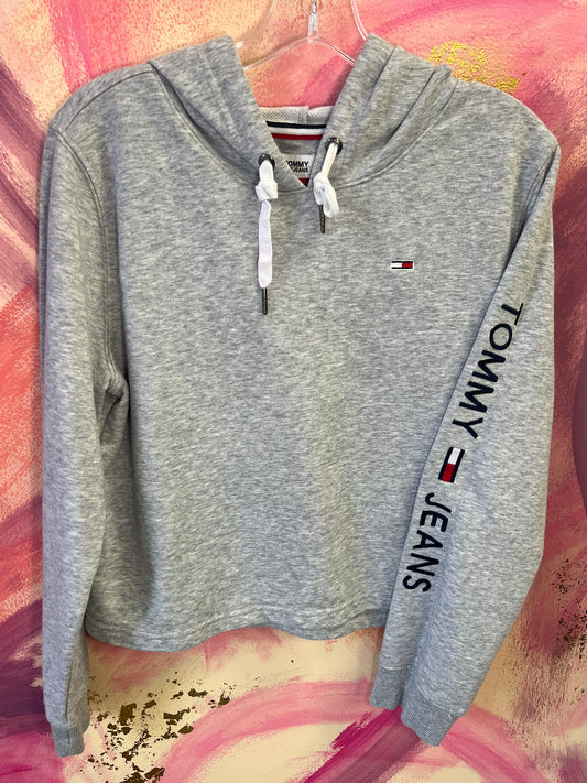 (Medium) Cropped Tommy Jeans Sweatshirt