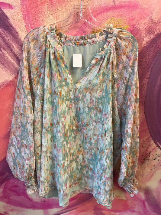 (XL) Multicolored Blouse