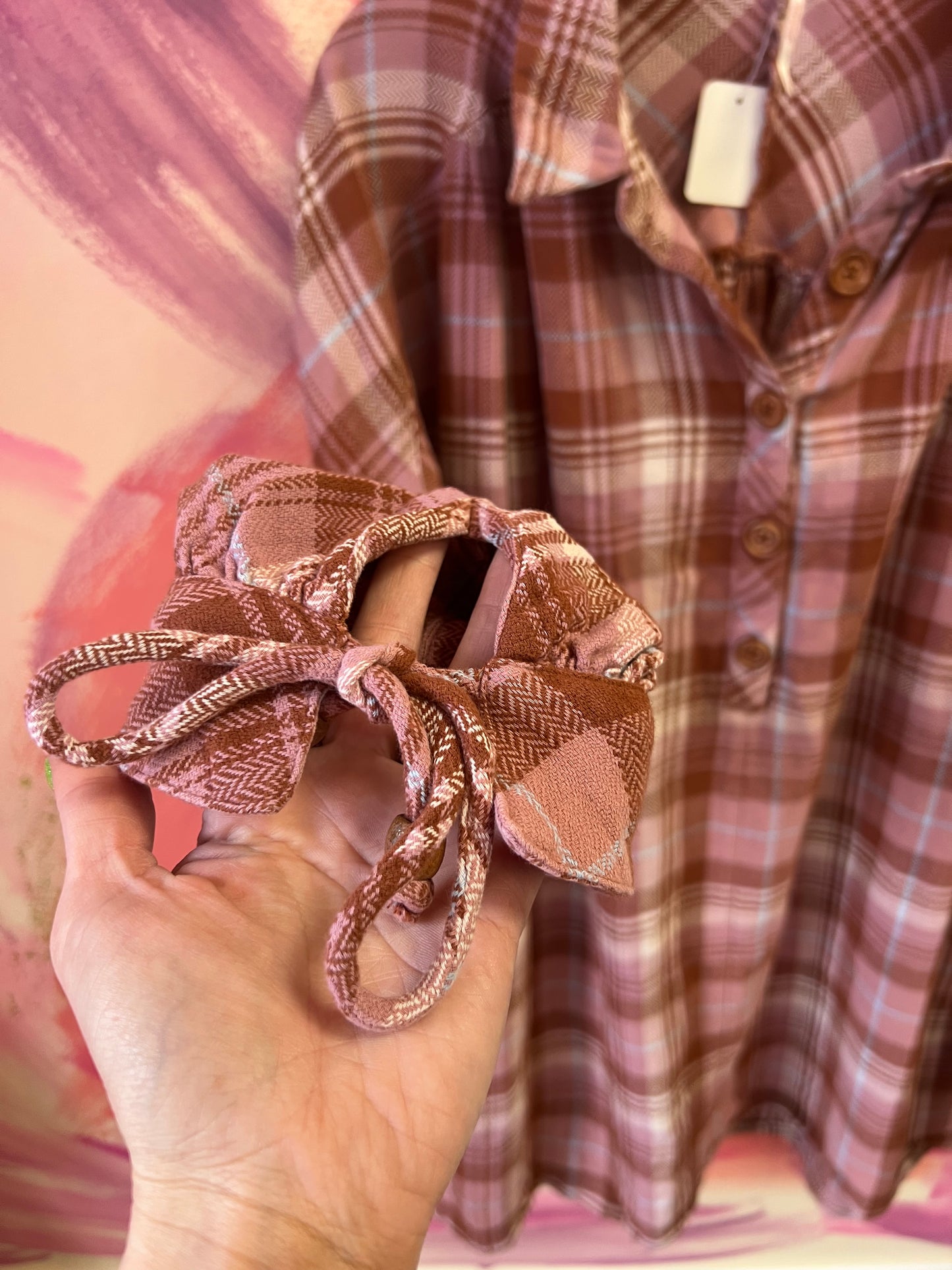 (Medium) Free People Flannel Oversized Tunic