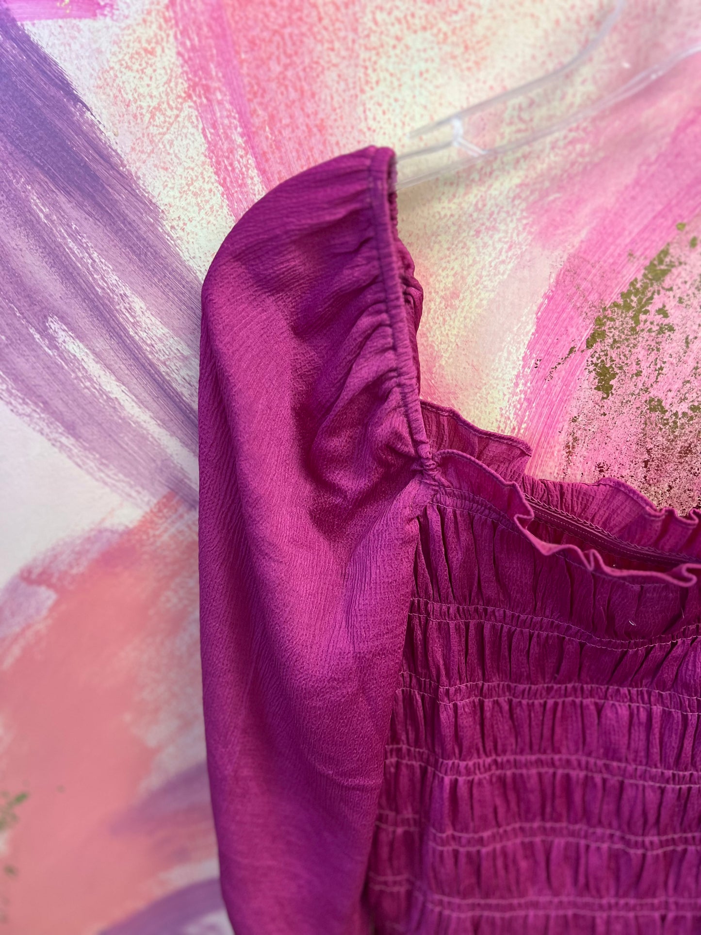 (MEDIUM) Magenta Top