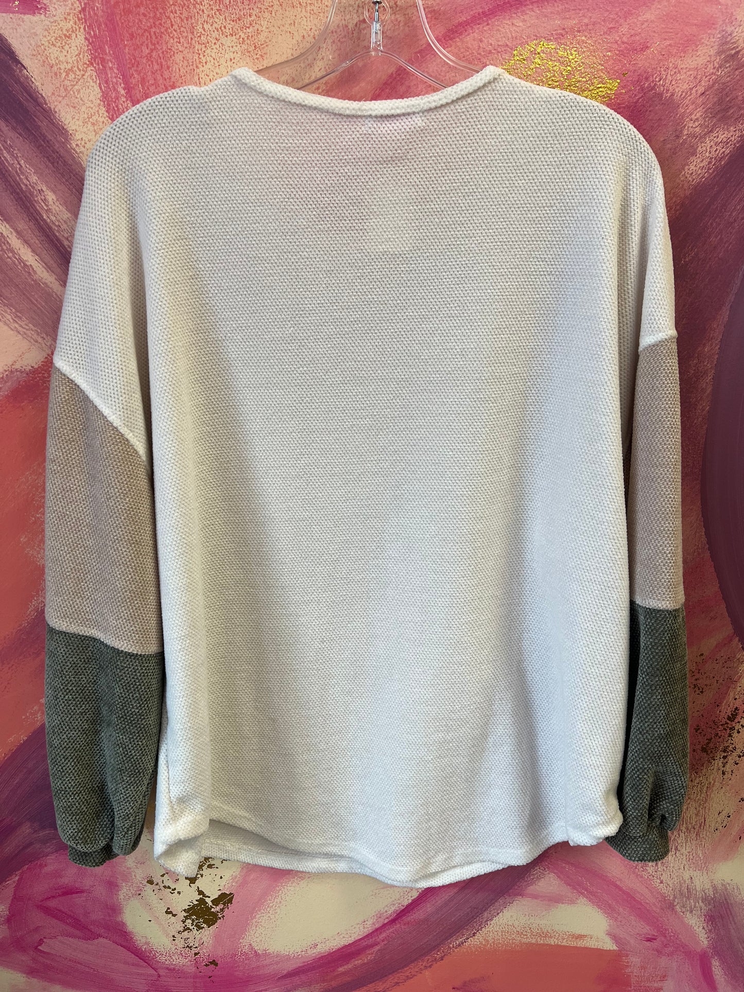 (SMALL) Color Block Sweater