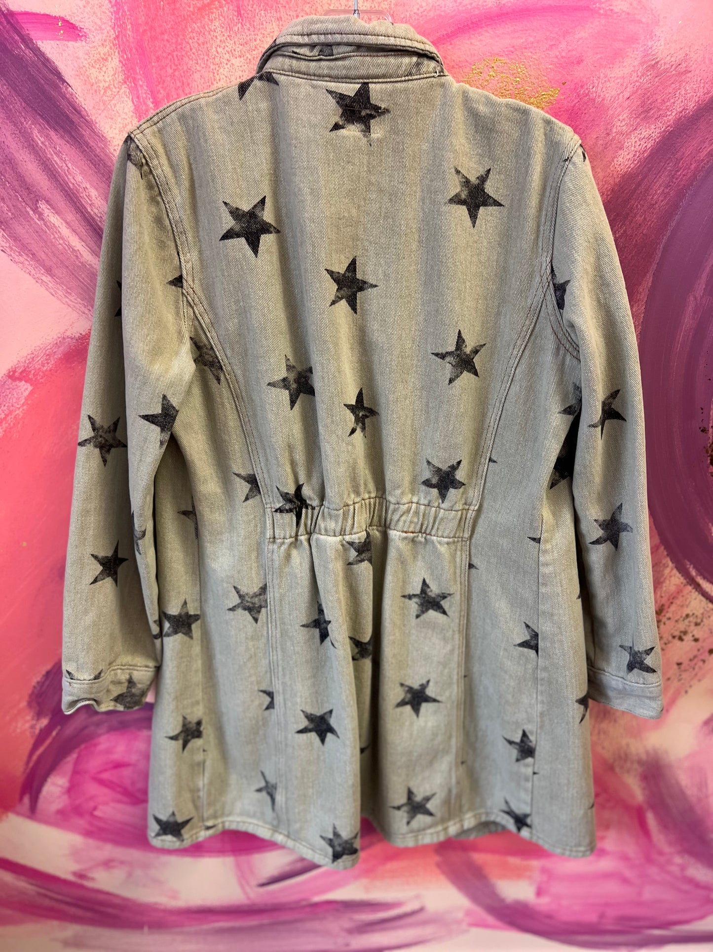 (MEDIUM) Blue Buttercup Denim Jean Jacket