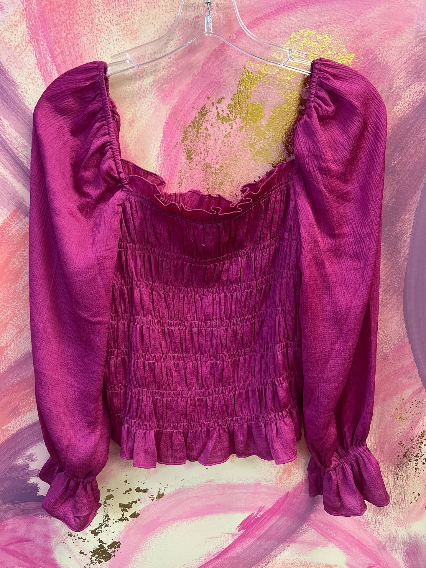 (MEDIUM) Magenta Top