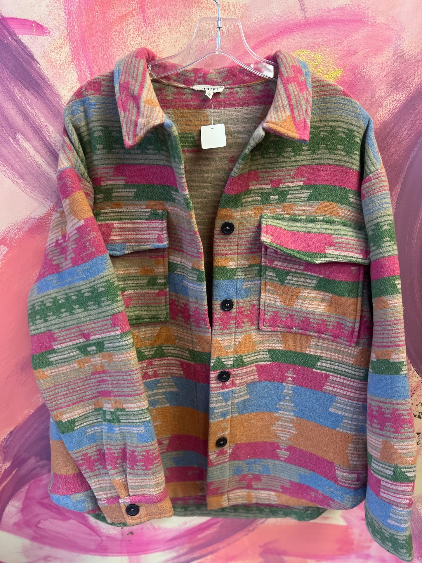 (LARGE) Multicolored Shacket
