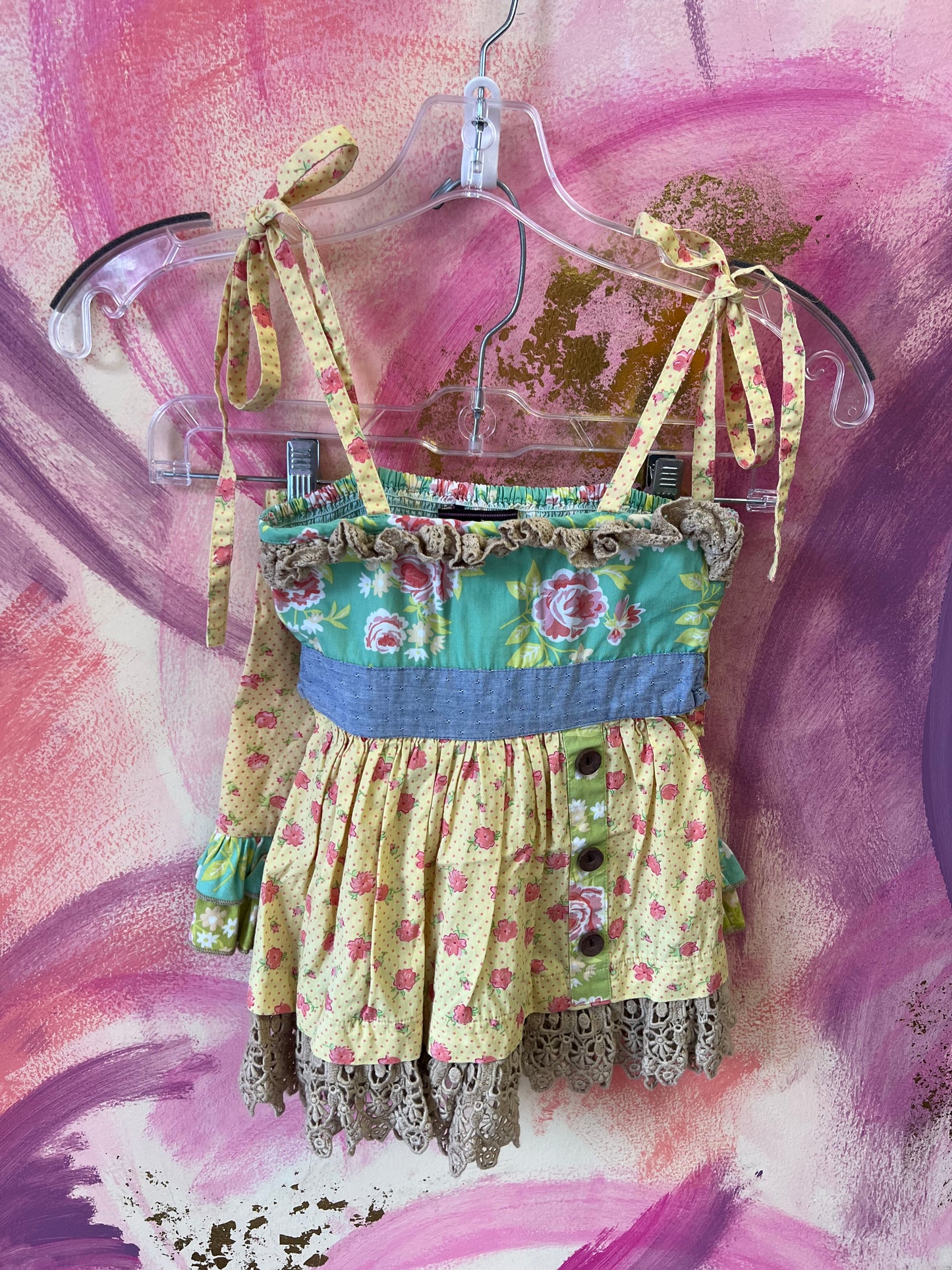 (Size 3-4) Yellow Mustard Pie Set