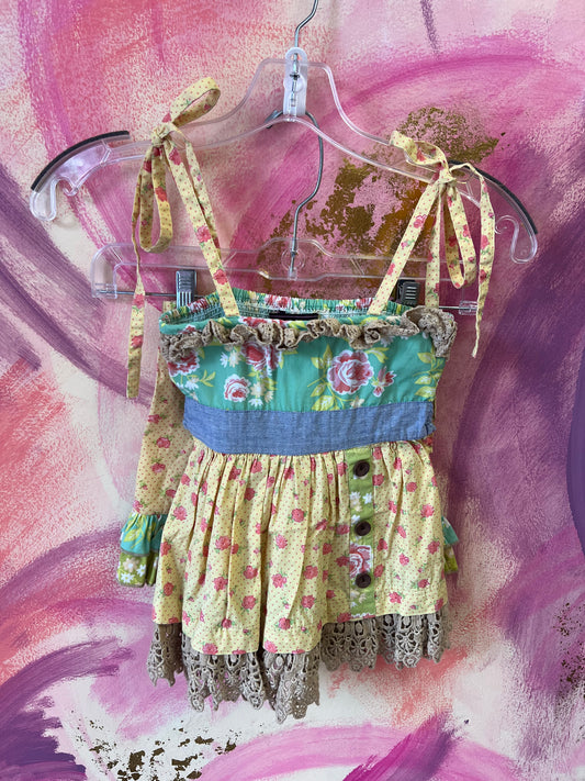 (Size 3-4) Yellow Mustard Pie Set