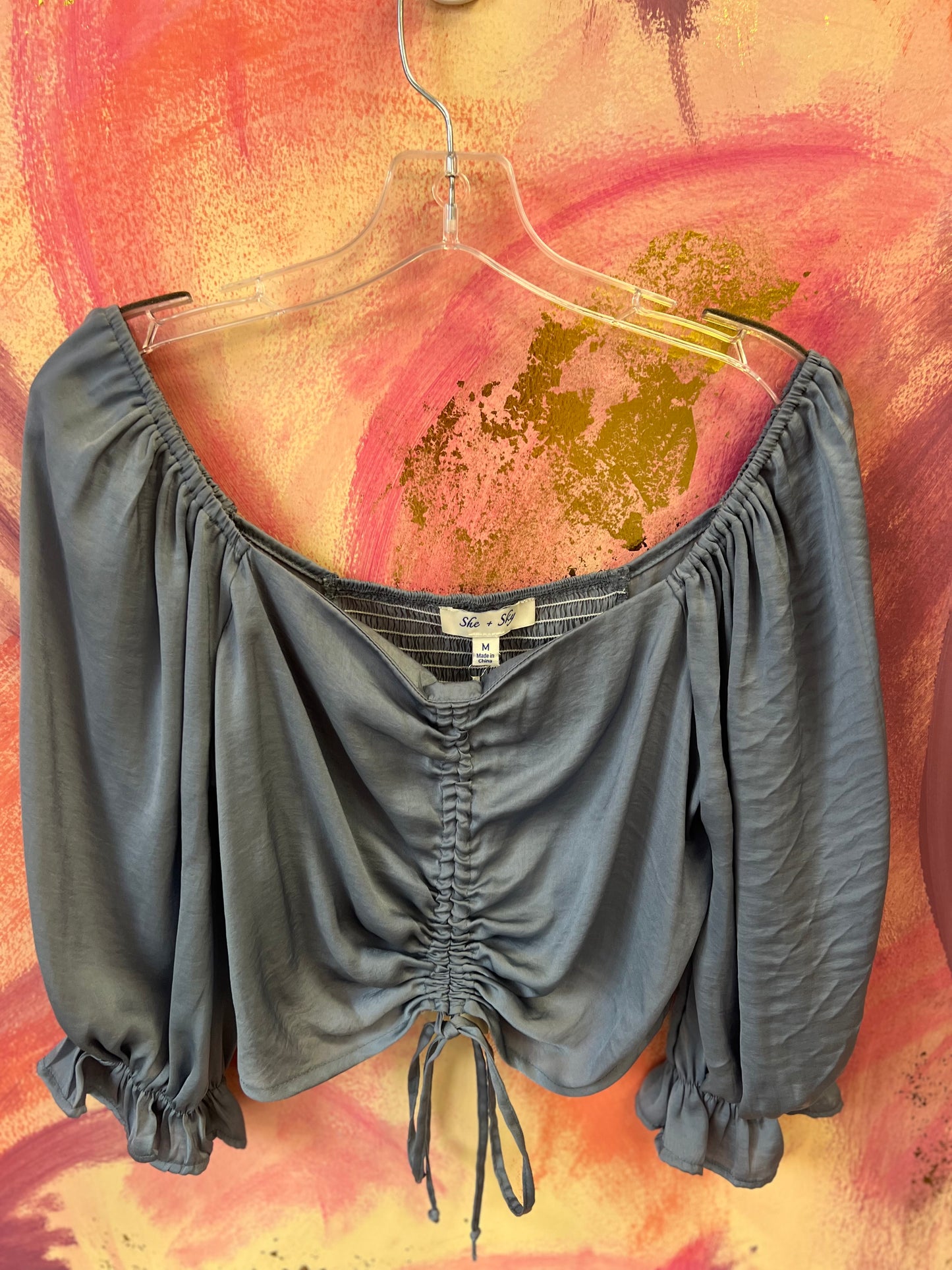 (MEDIUM) NWT She+Sky Crop Top