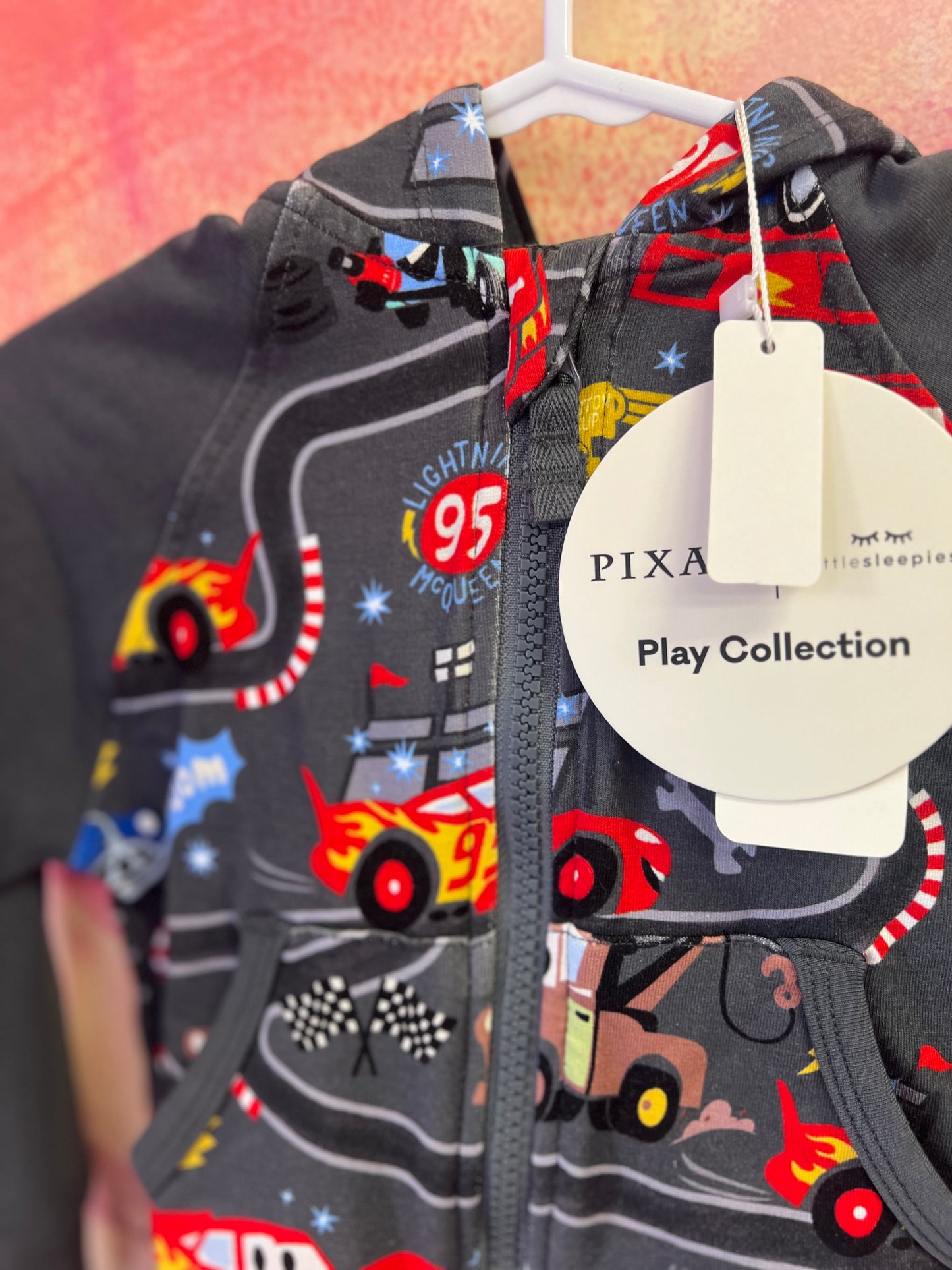 (12-18M) NWT Little Sleepies Cars Jacket