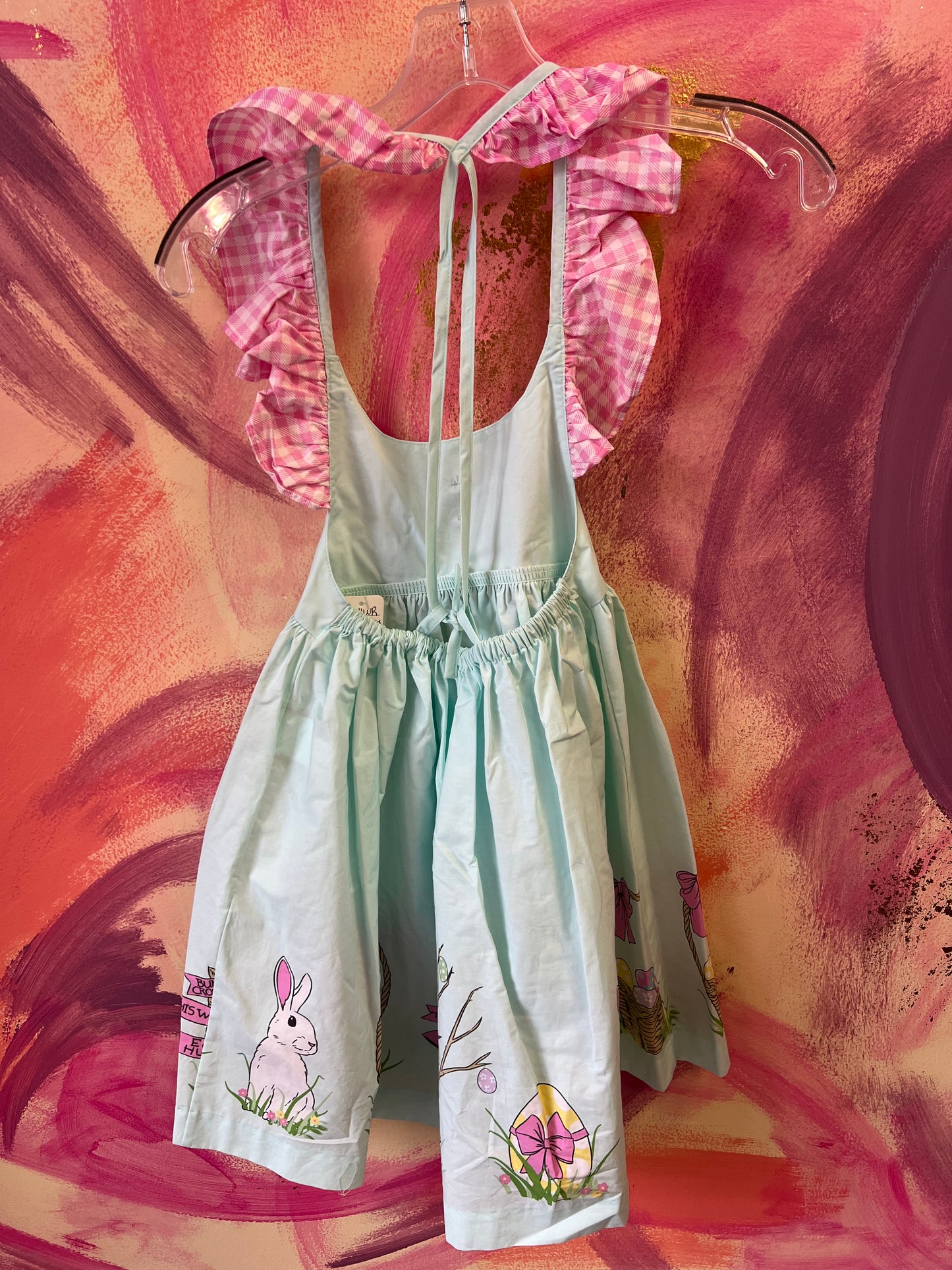 (Size 5) Eleanor Rose Blue Bunny Dress