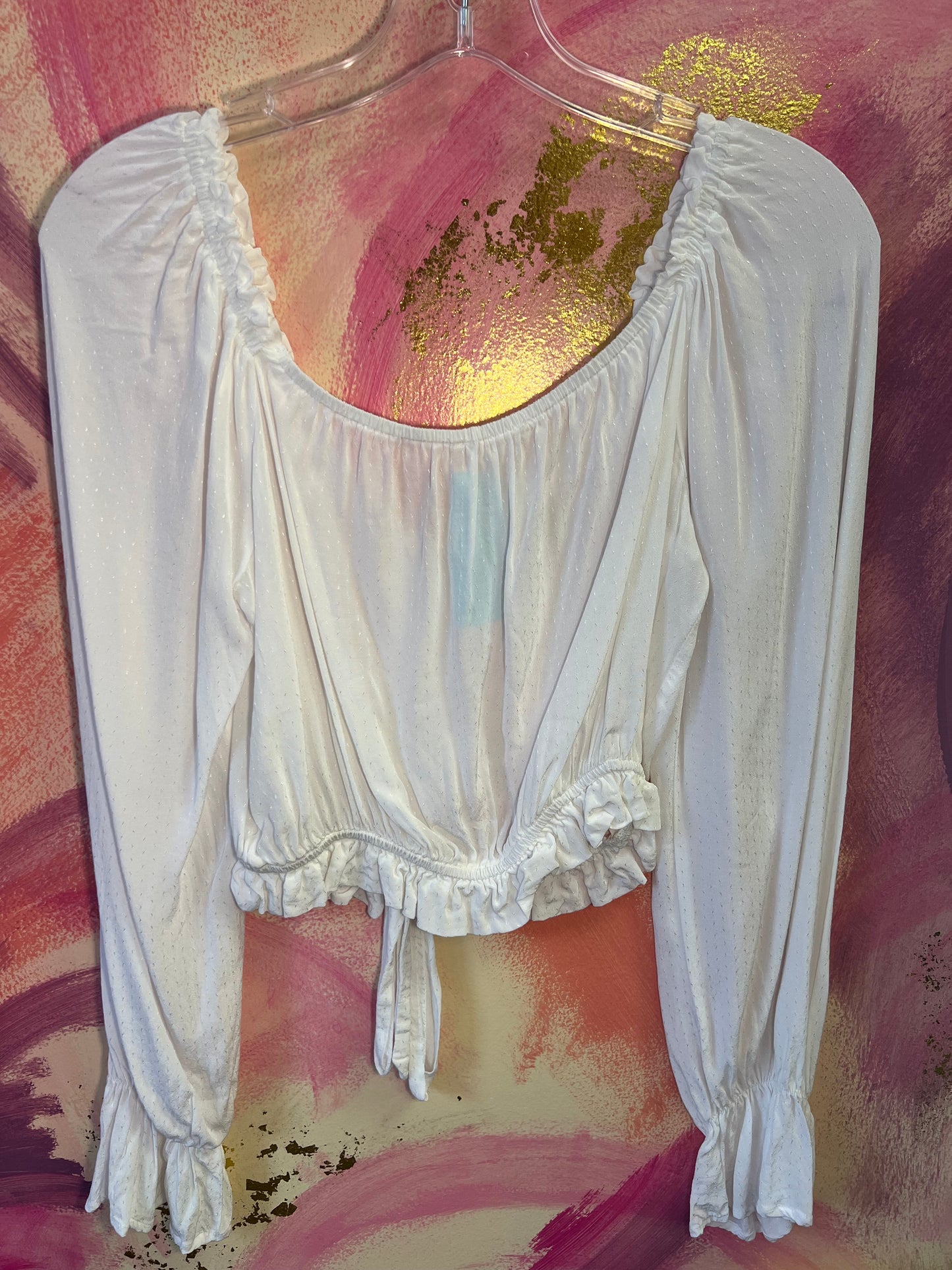 (Small) White Off the Shoulder Top