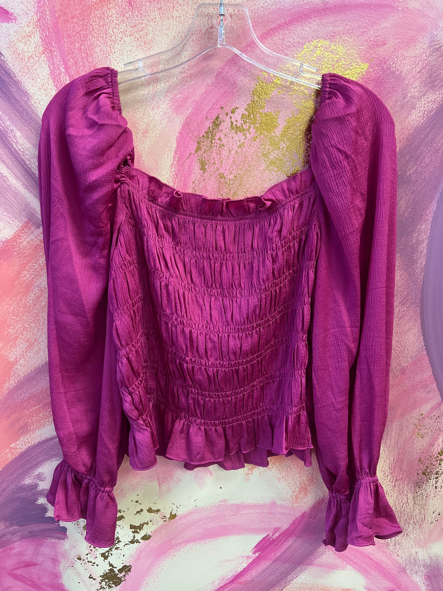 (MEDIUM) Magenta Top