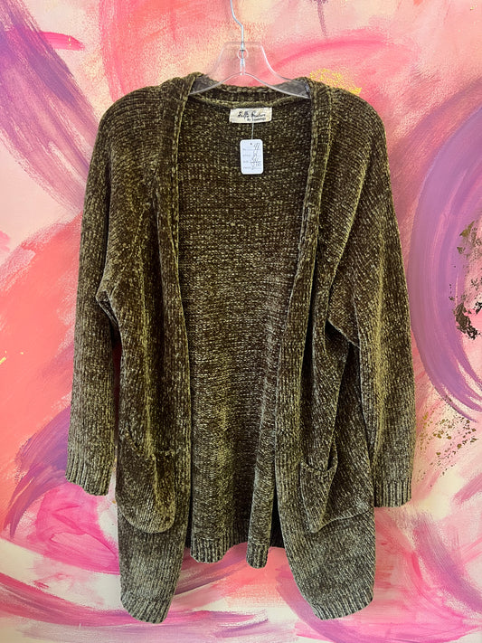 (XXL) Chenille Like Cardigan