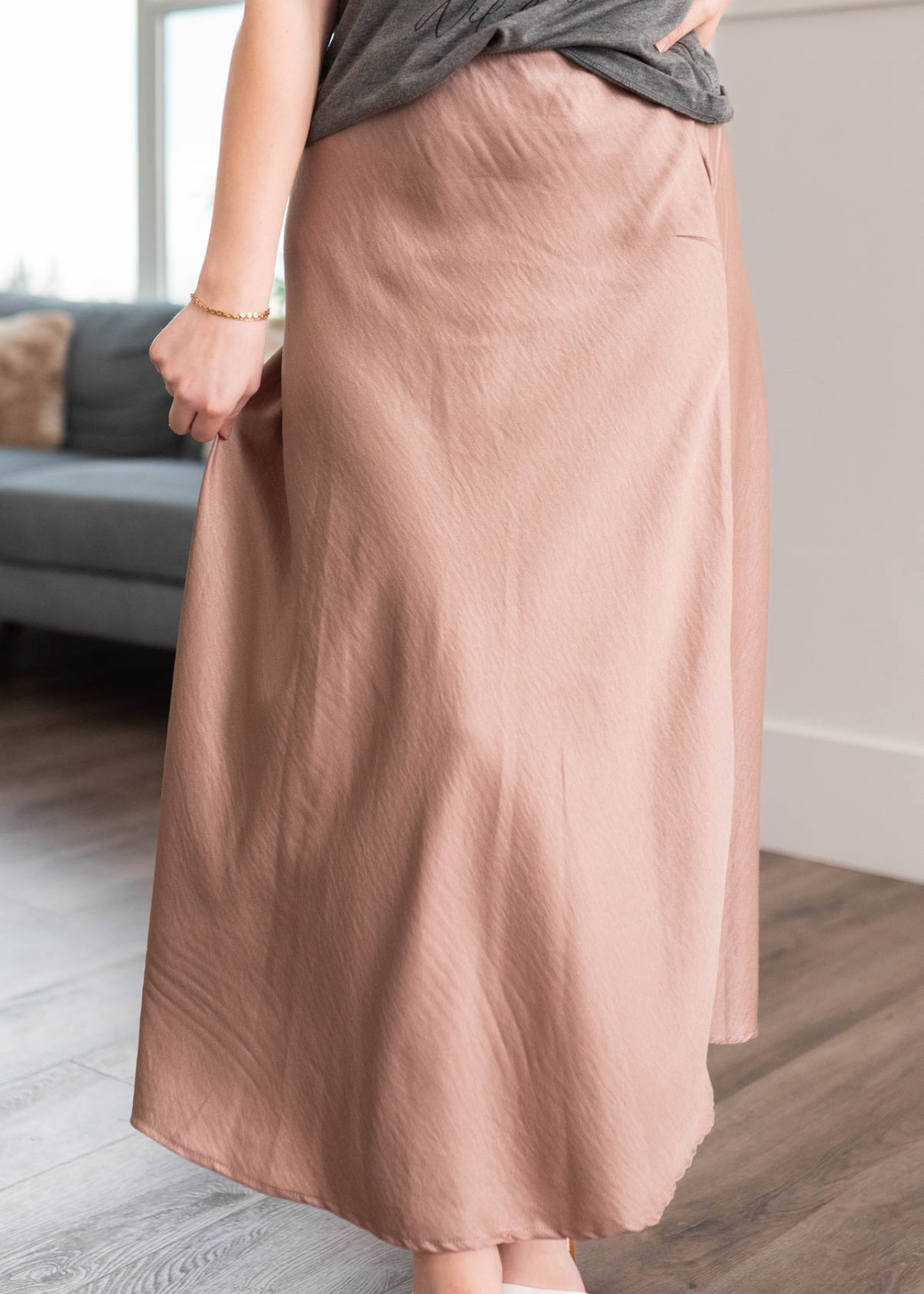 Aida Taupe Skirt