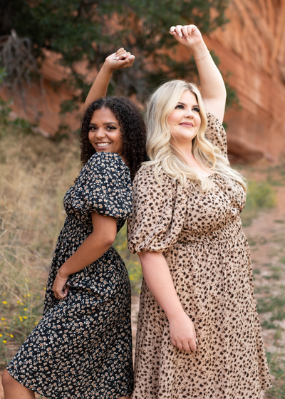 Arnette Black Floral Dress