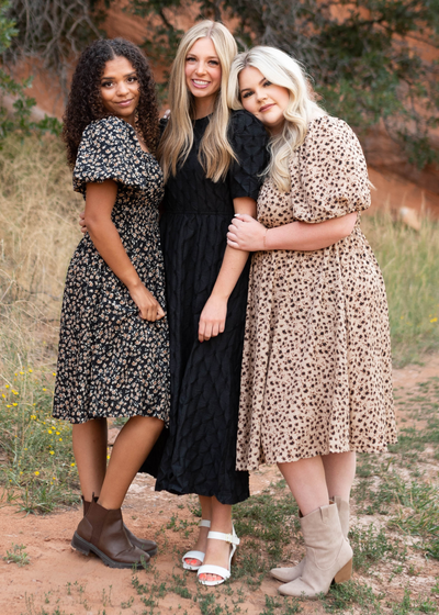 Arnette Black Floral Dress