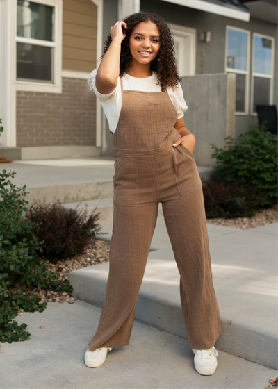 Brown jumpsuit