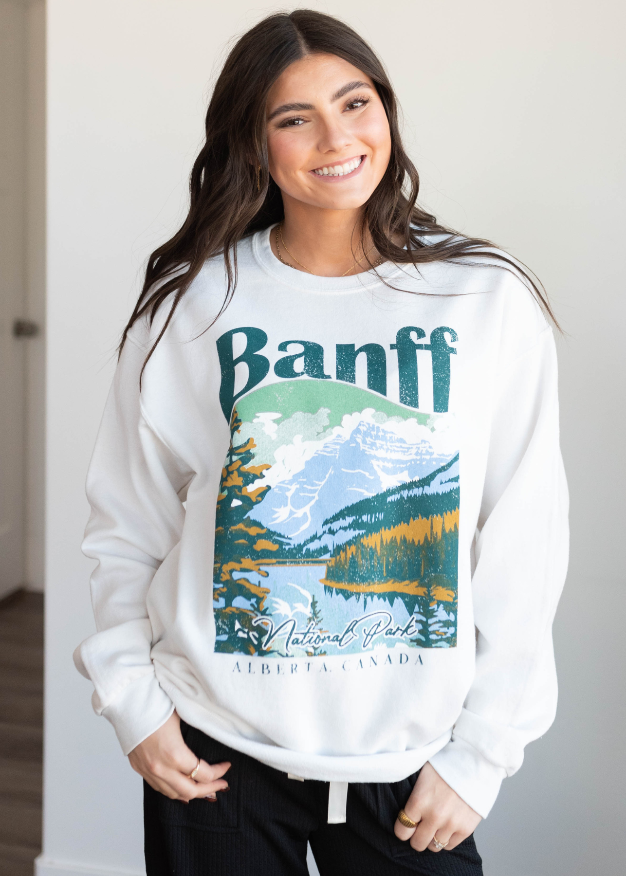 Long sleeve Banff National Park sweatshirt