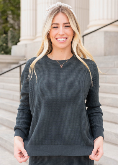 Brenna Midnight Navy Sweater