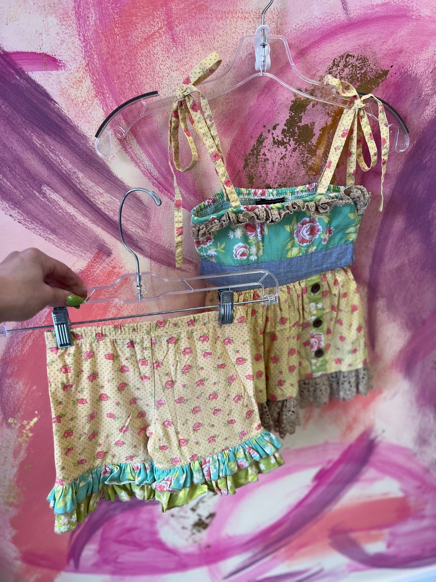 (Size 3-4) Yellow Mustard Pie Set