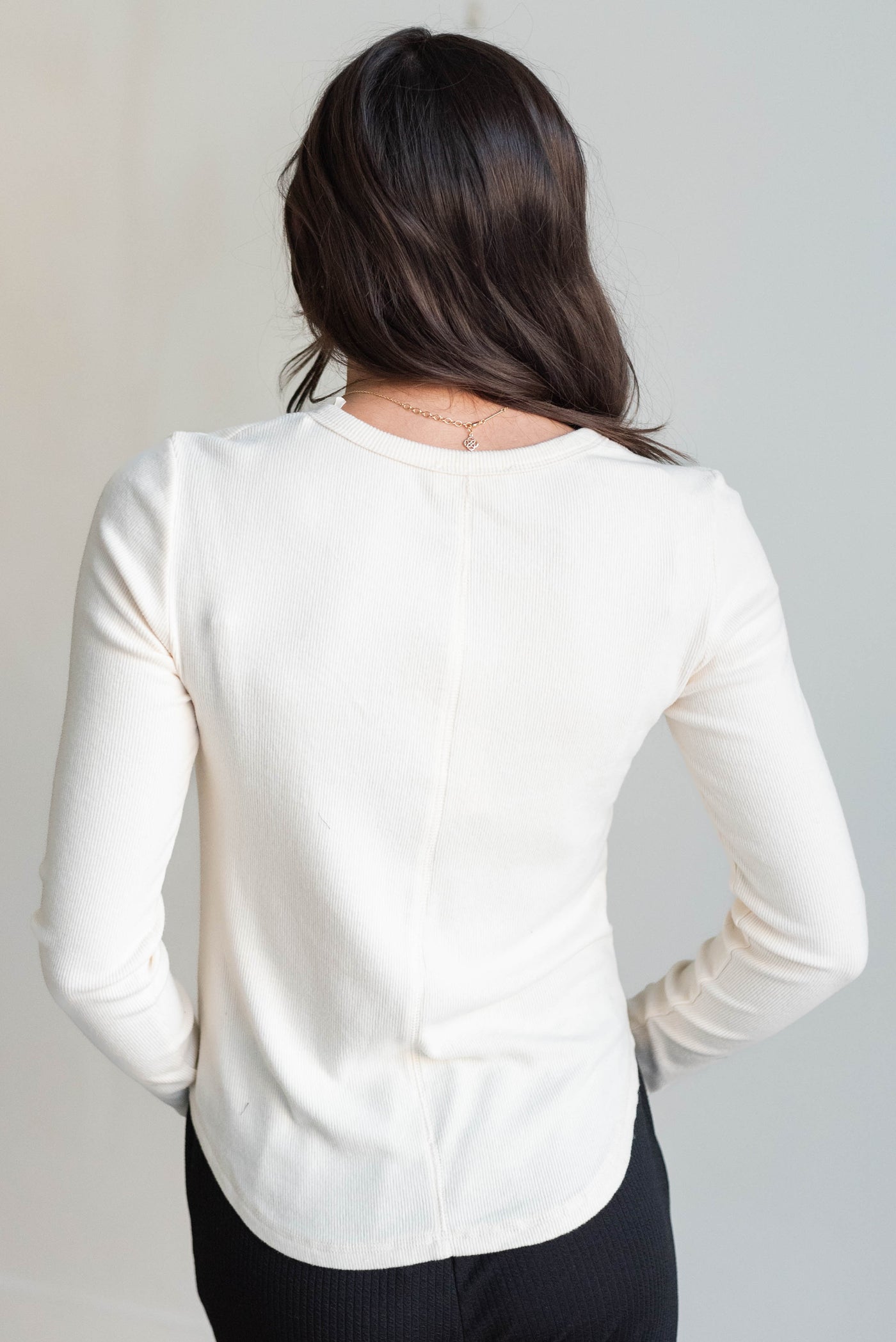 Cecily Cream Long Sleeve Top