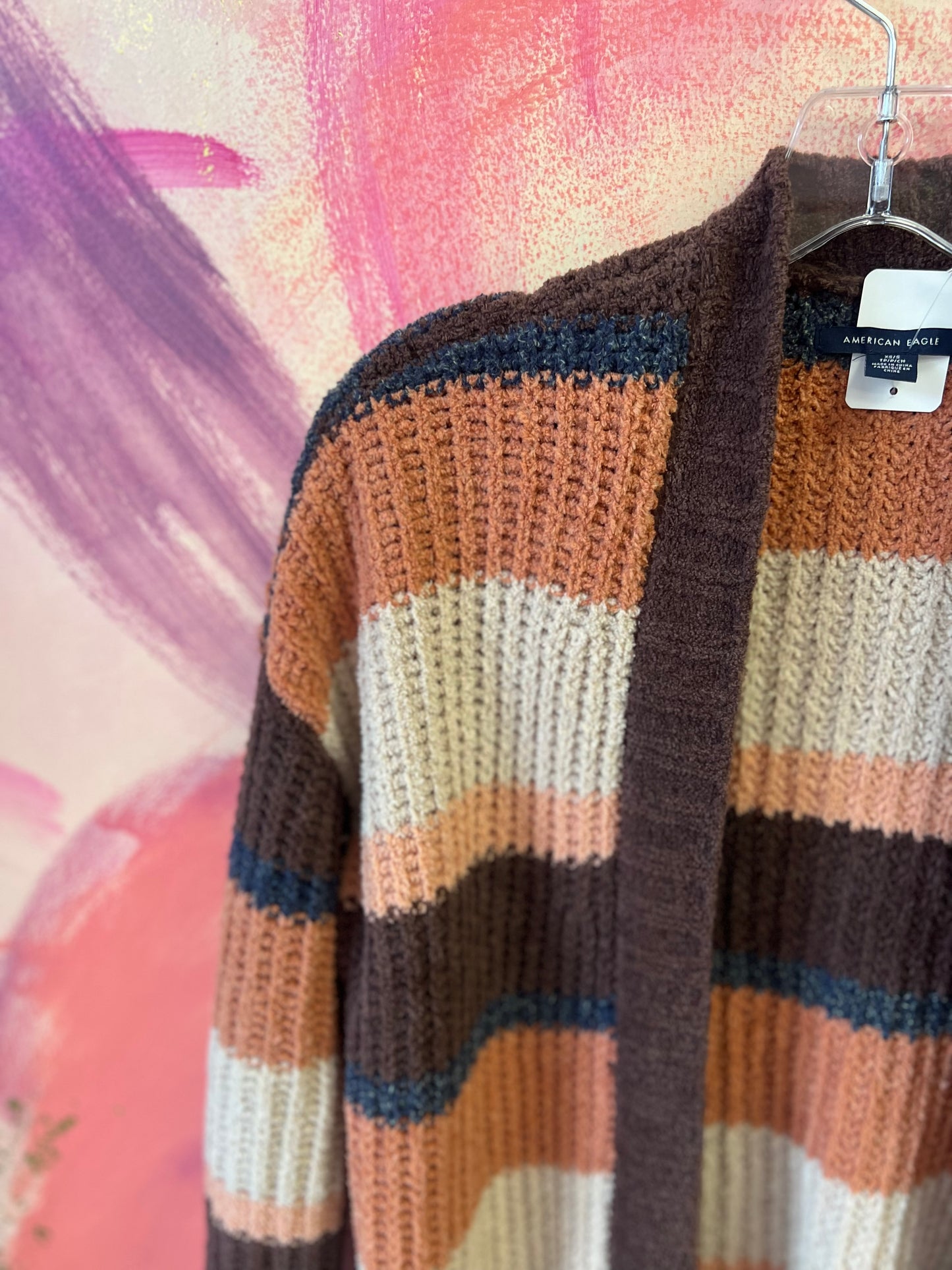 (XS) American Eagle Multi Colored Cardigan