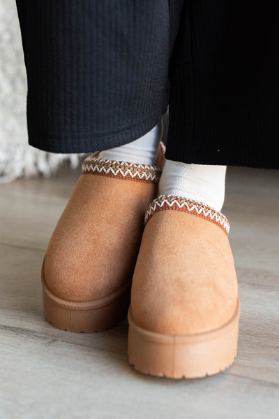 Brixlee Tan Suede Clog