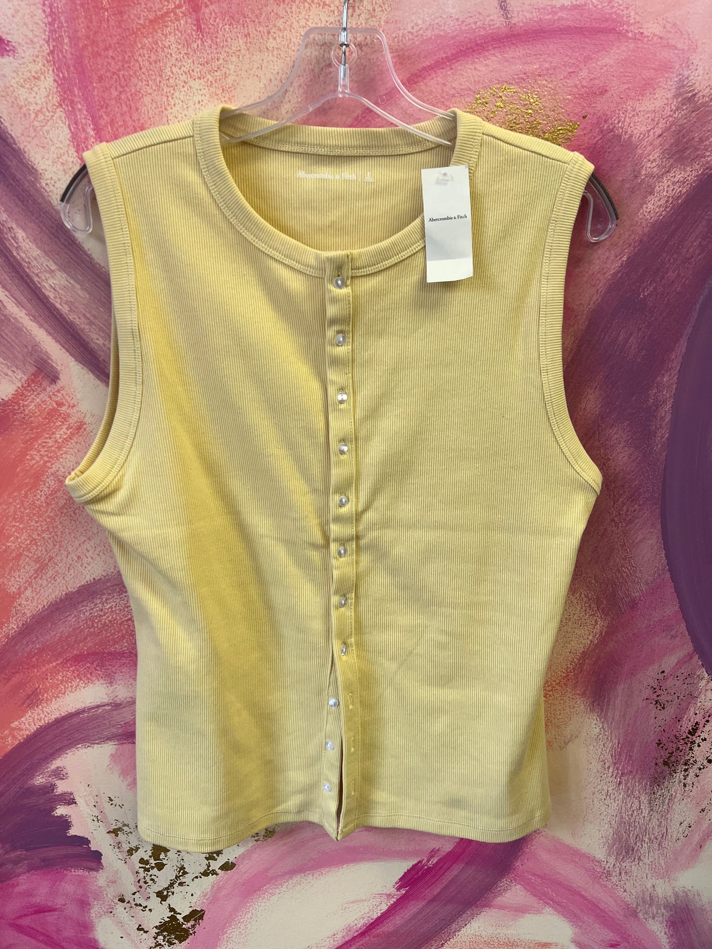 (Large) Abercrombie and Finch Yellow Tank Top