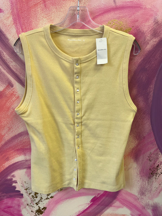 (Large) Abercrombie and Finch Yellow Tank Top
