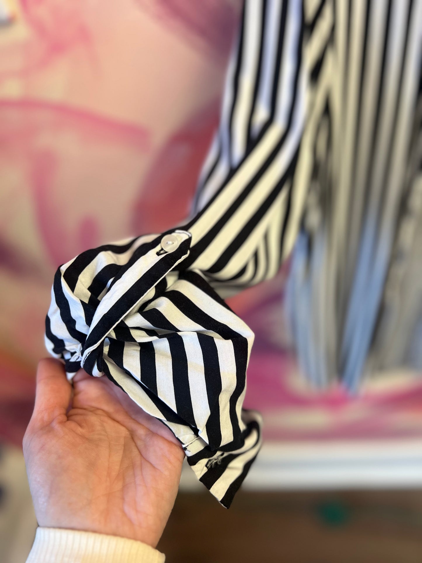 (LARGE) Stripped Button Up