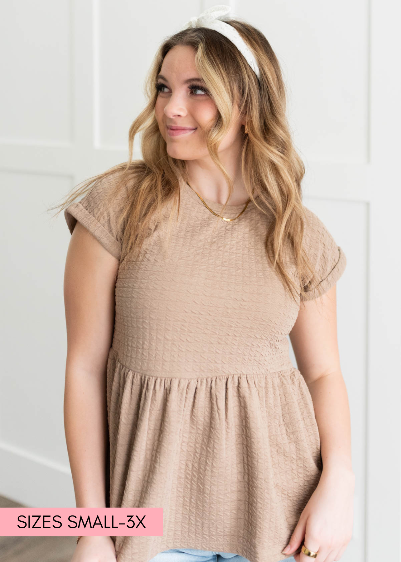 Everleigh Taupe Knit Top