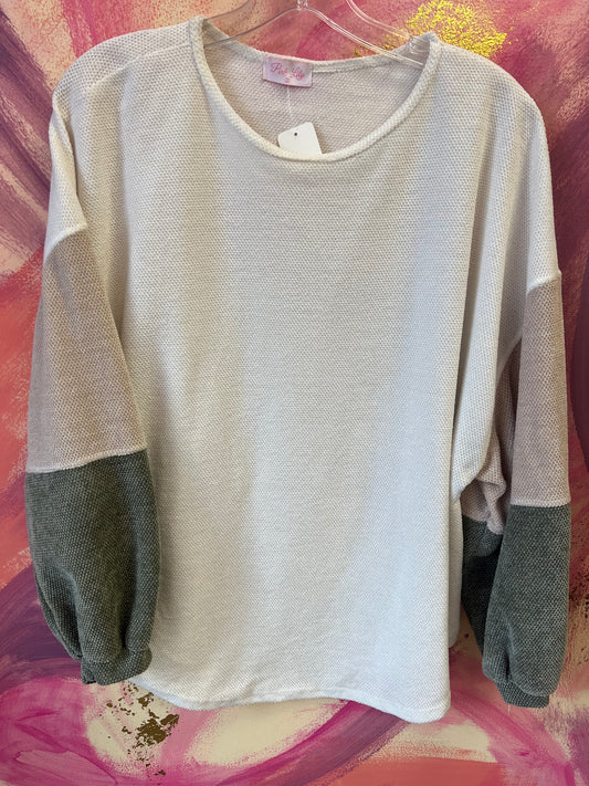 (SMALL) Color Block Sweater