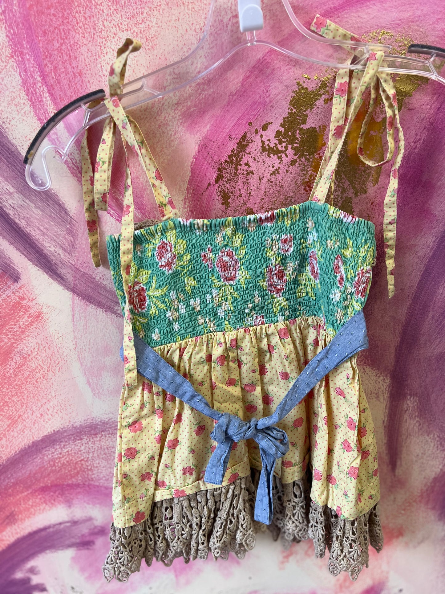 (Size 3-4) Yellow Mustard Pie Set