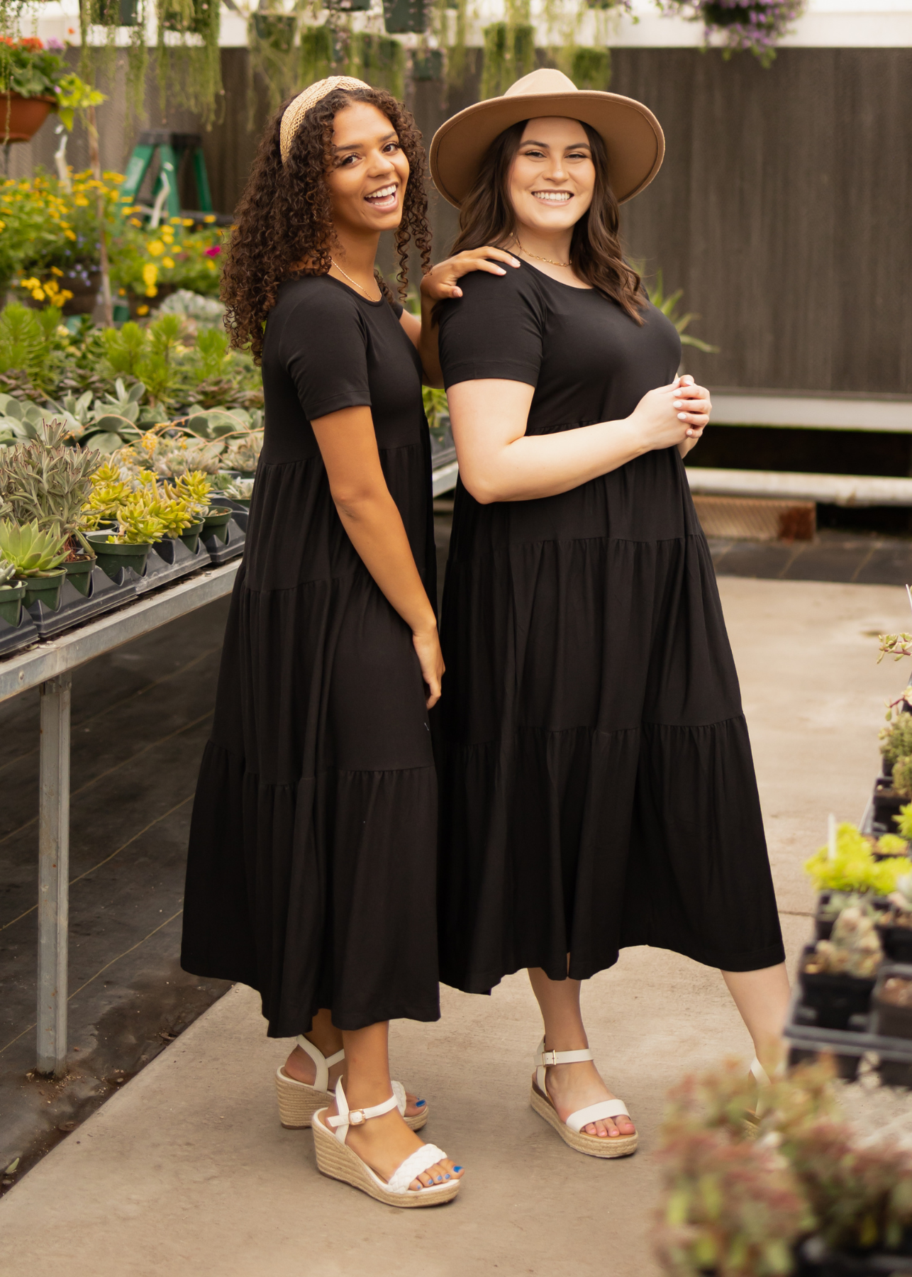 Free Spirit Black Tiered Dress