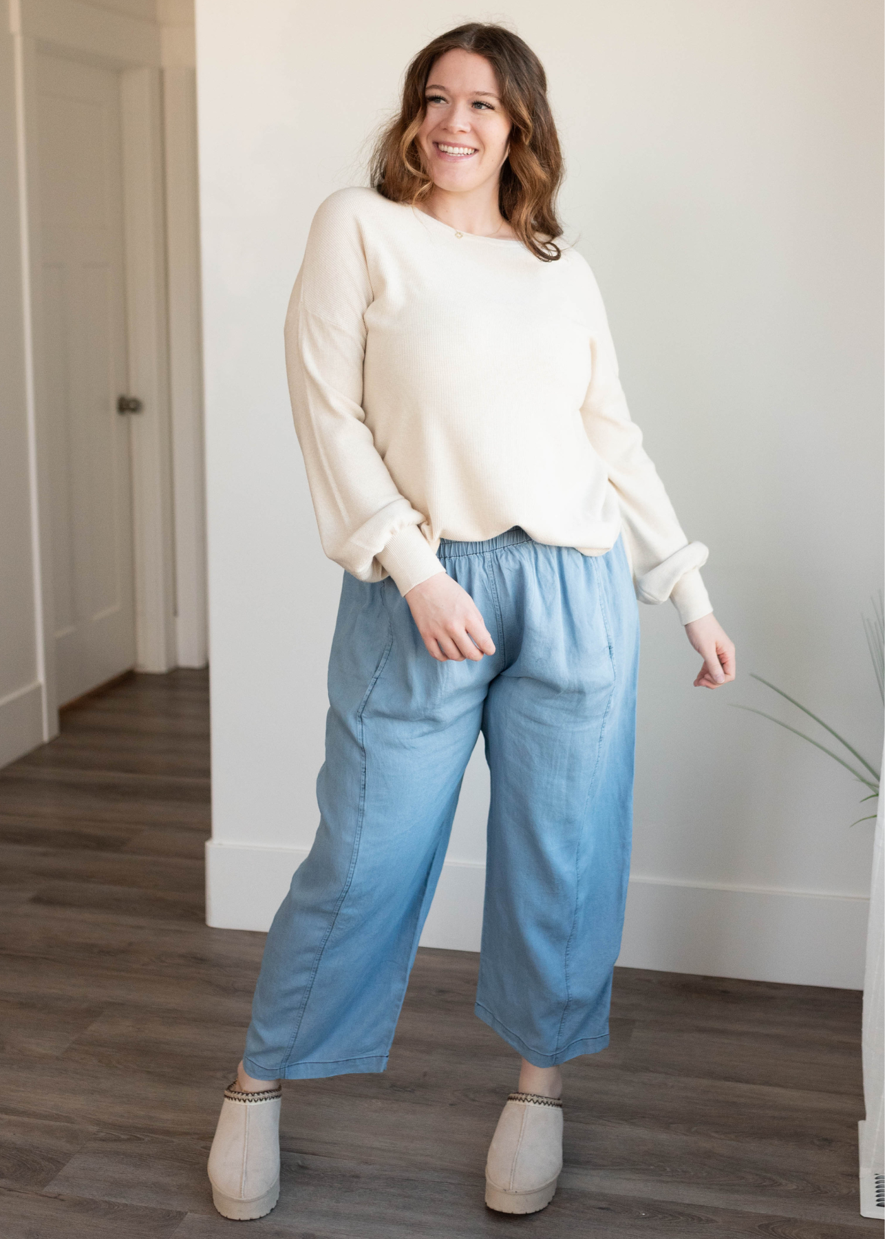 Freya Denim Linen Pants