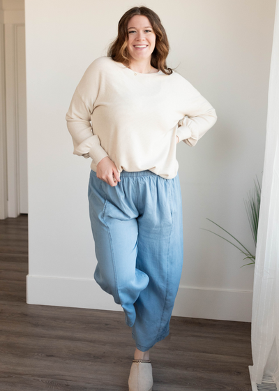 Freya Denim Linen Pants