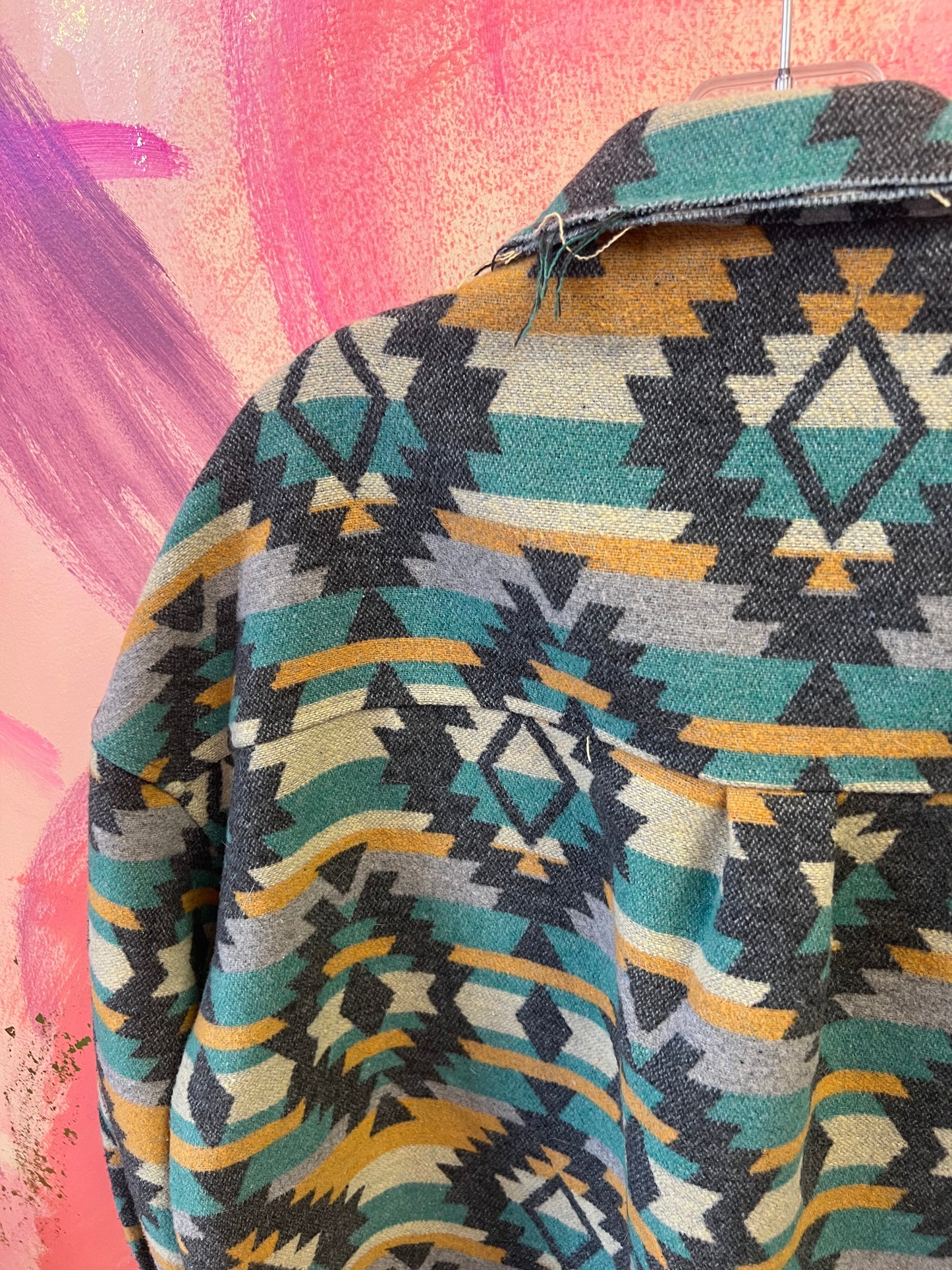(Large) Aztec Crop Jacket