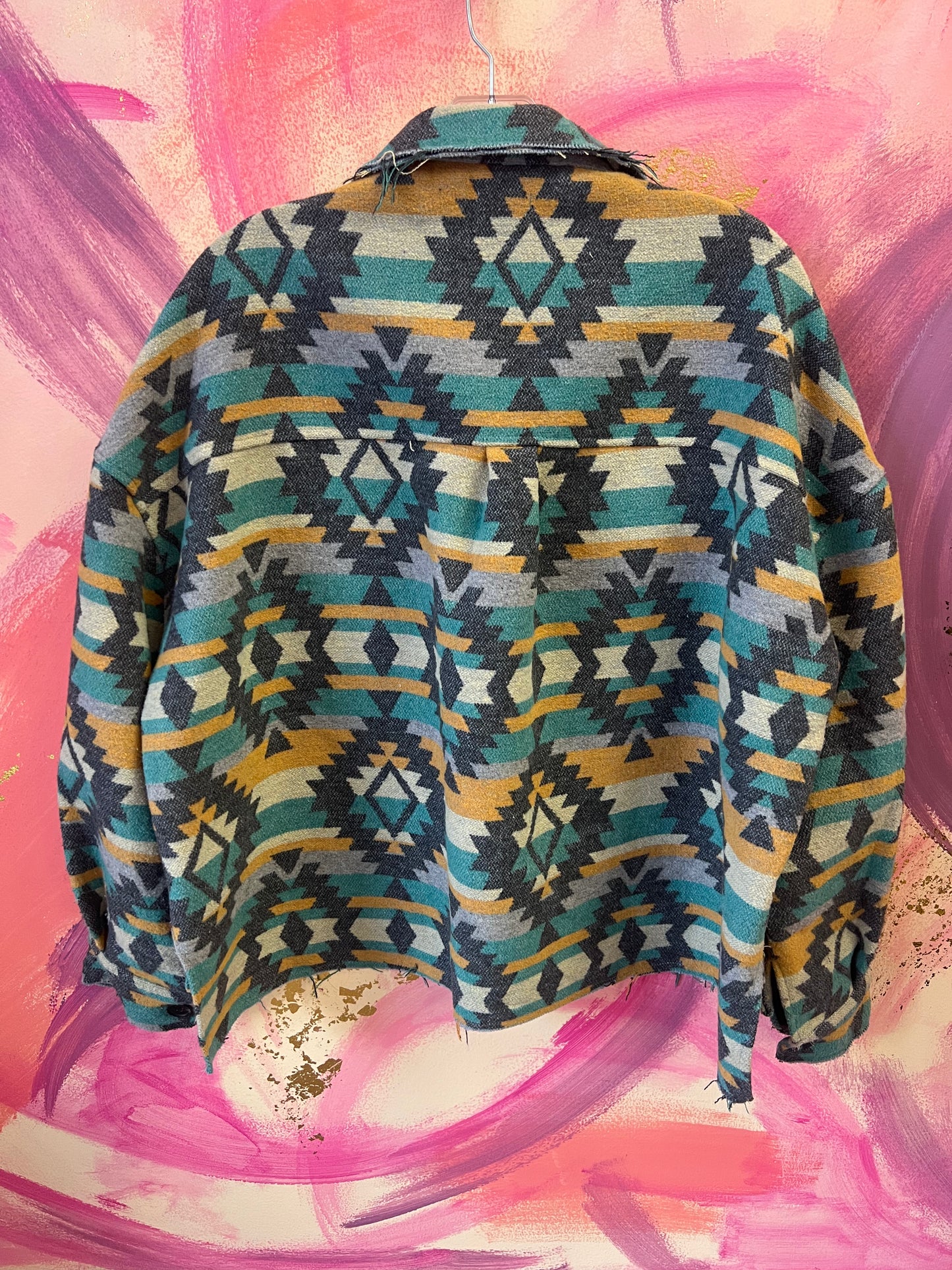 (Large) Aztec Crop Jacket