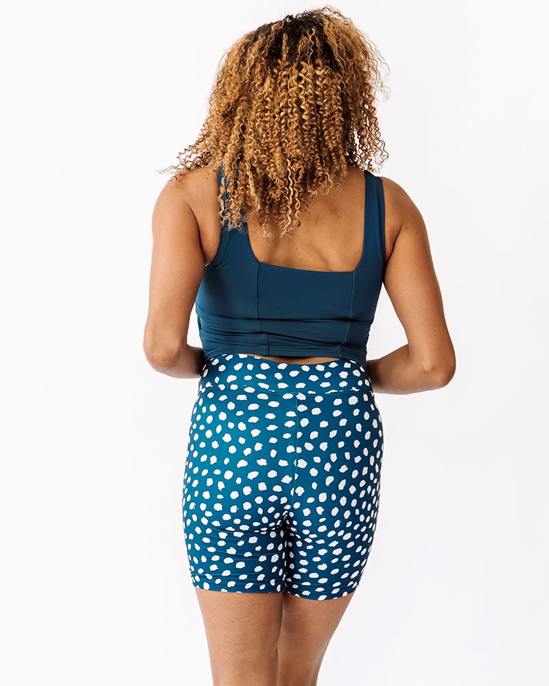 Indigo Dot Bike Short