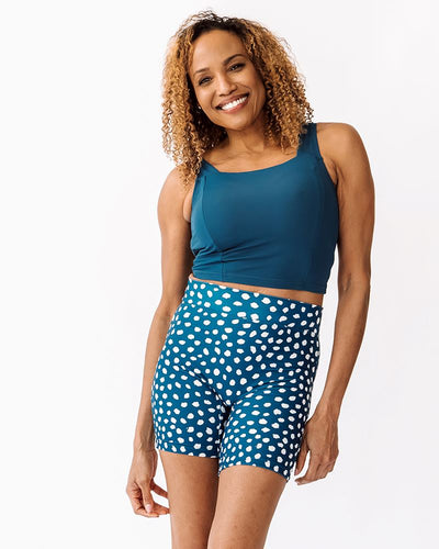 Indigo Dot Bike Short