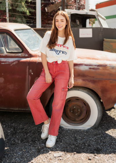 White American graphic tee