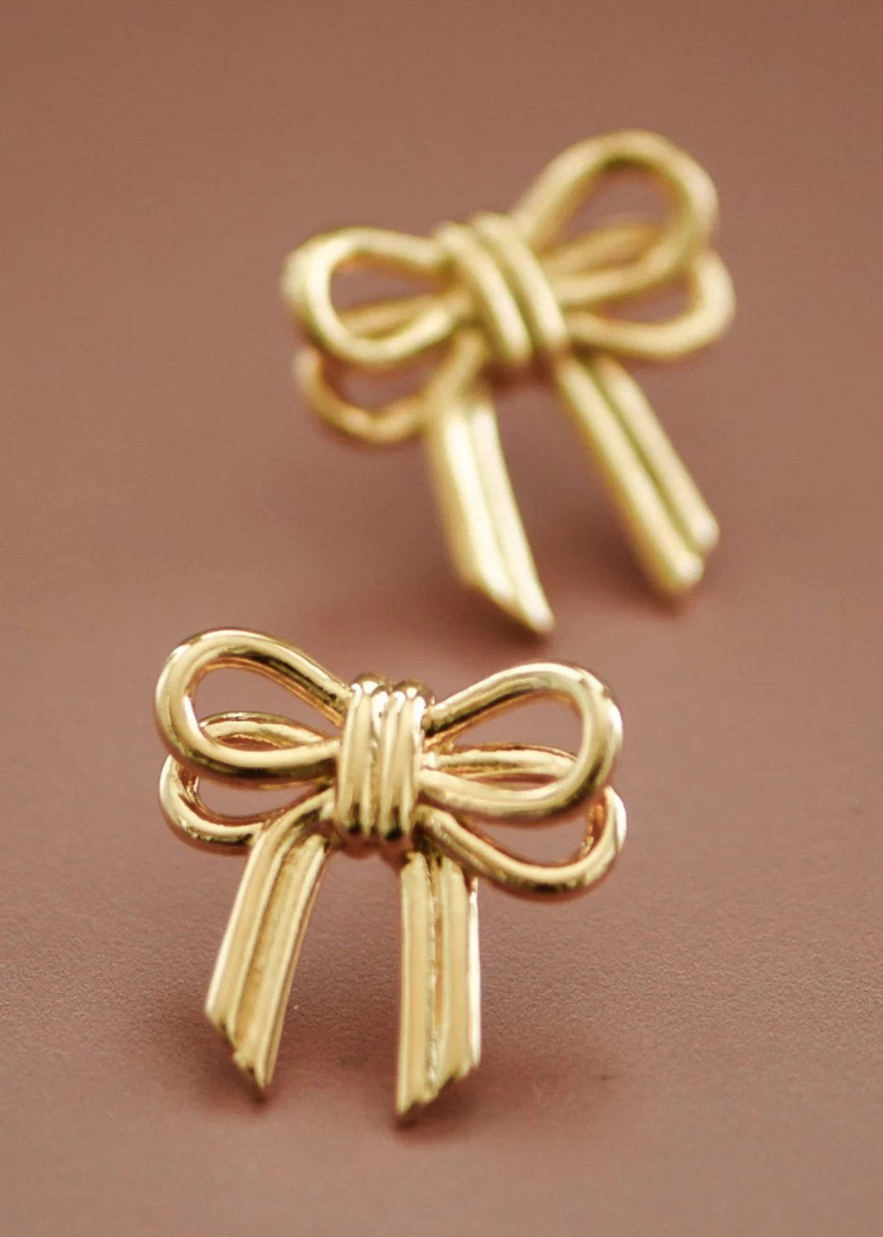 Linda 18K Bow Earrings