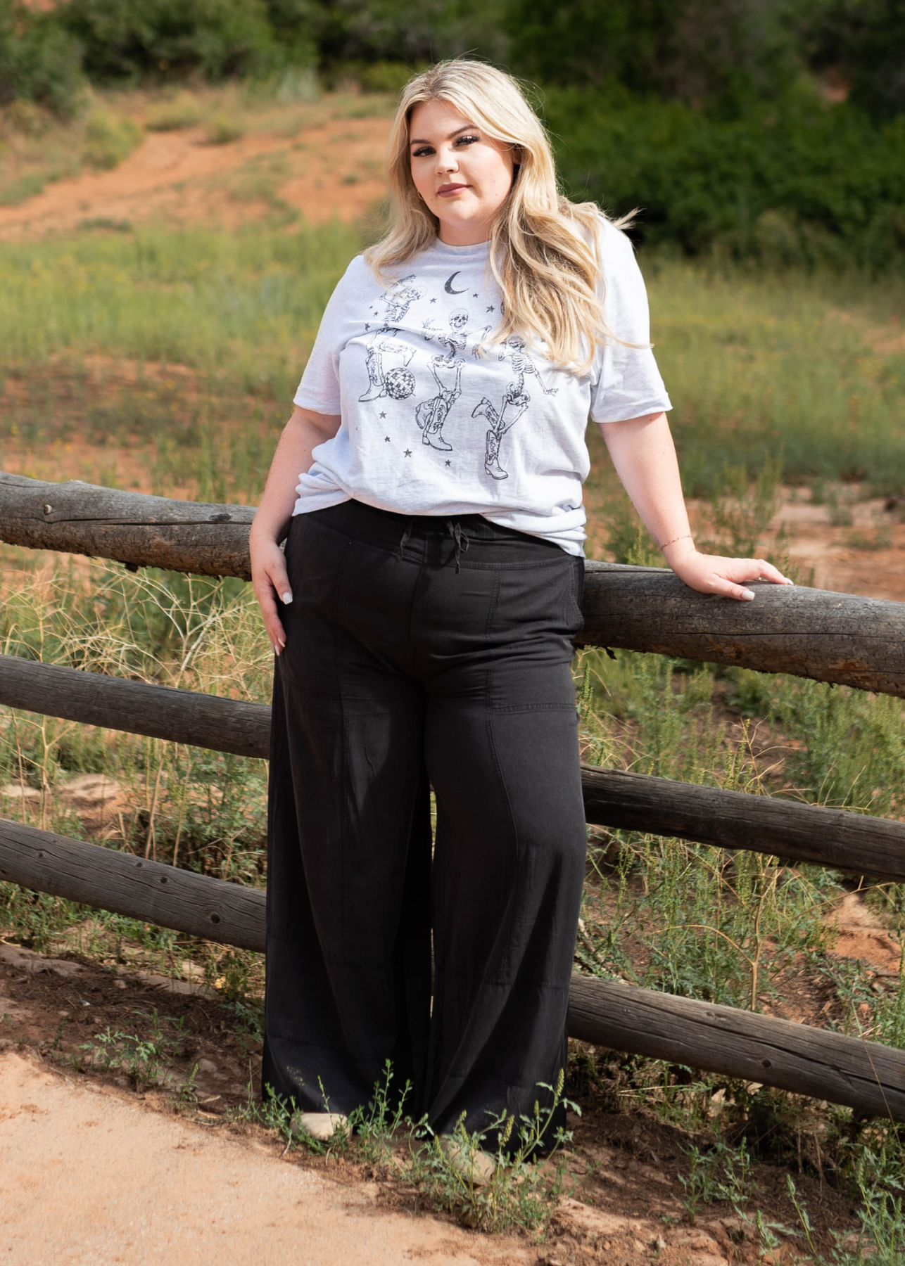 Plus size black pants