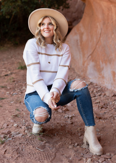 White sweater