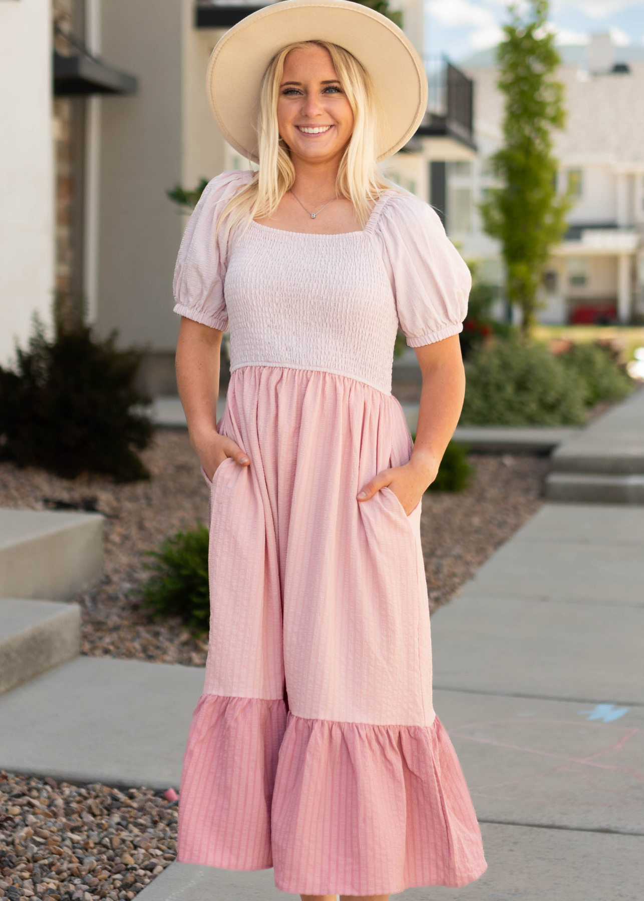 Pink dress