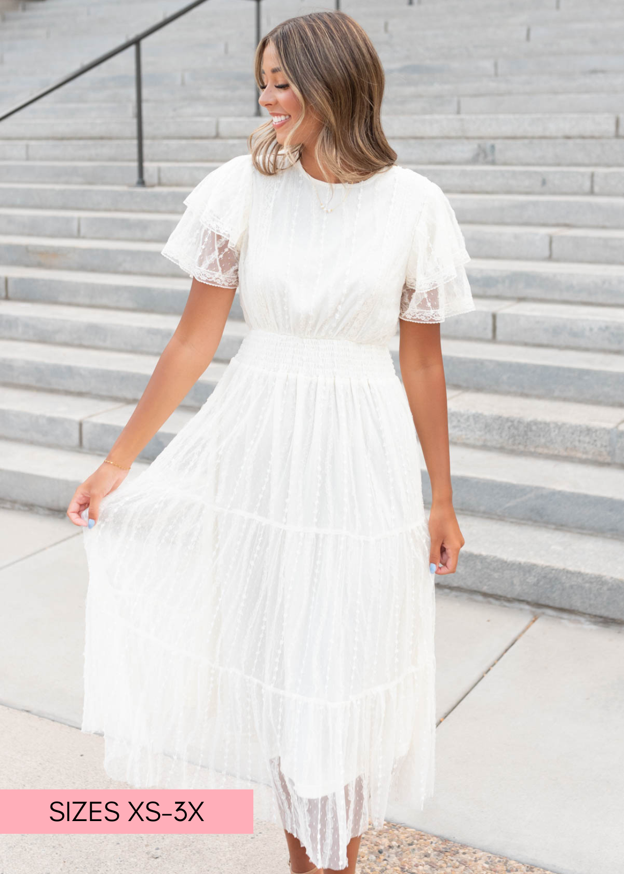 Small cream lace dress