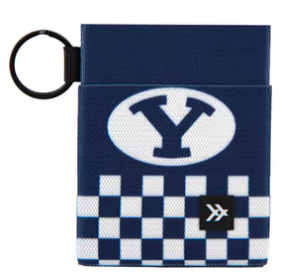 Thread Wallets BYU Checkered Elastic Wallet