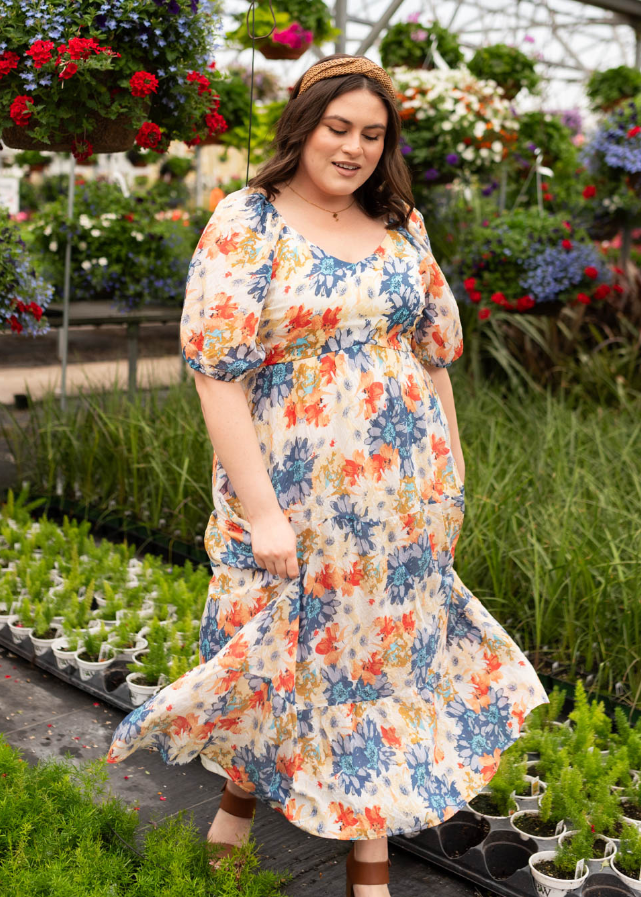 Shayley Navy Floral Dress