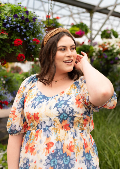 Shayley Navy Floral Dress