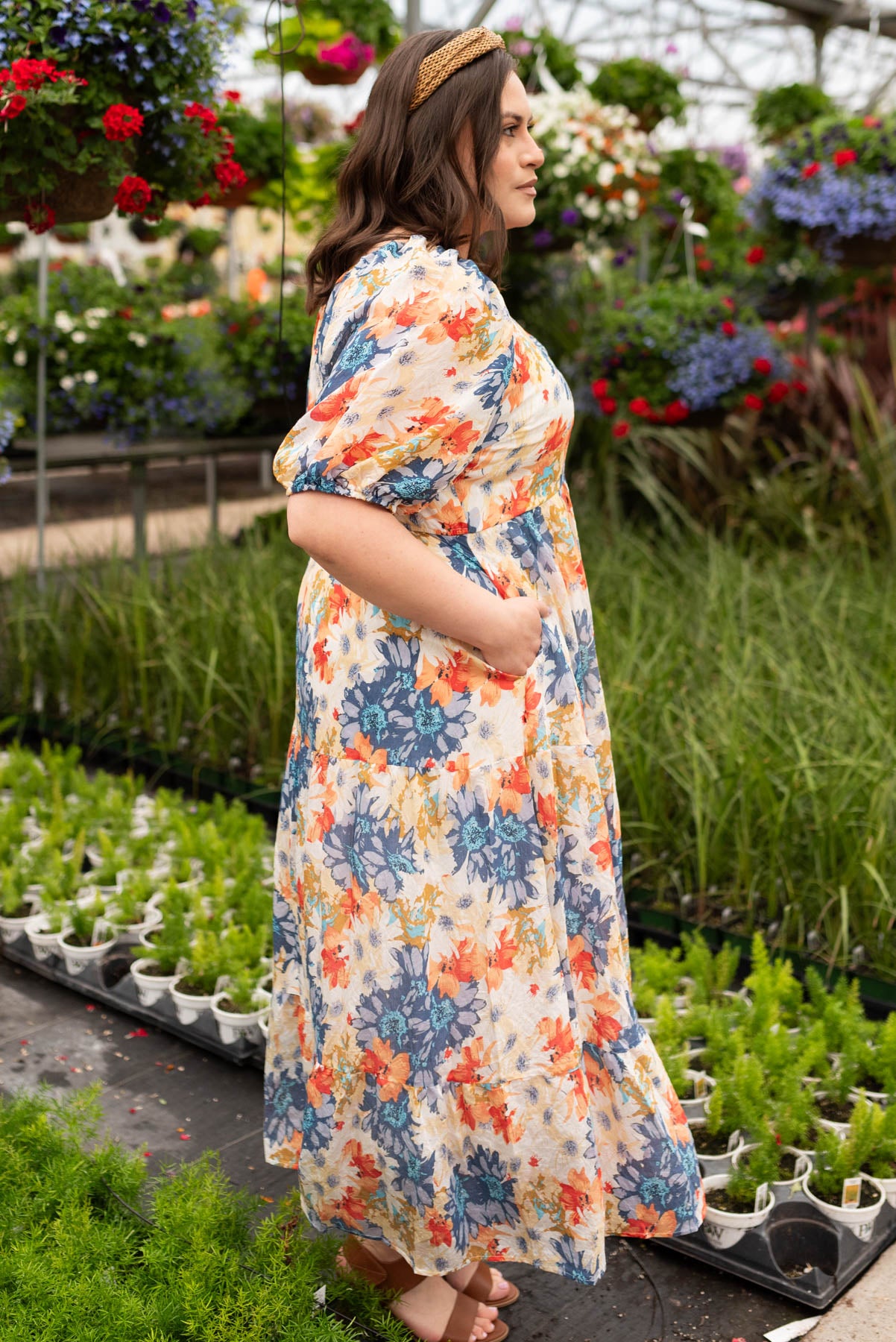 Shayley Navy Floral Dress